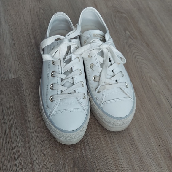 Converse Shoes - CONVERSE All Star platform white leather
